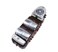 AXTAZS Compatible con Benz para C63 para C300 2015-2020 para C43 2017-2020 Interruptor de Ventana de Puerta Delantera Interruptor de Ventana eléctrico 2229056800 Mando Botonera Elevalunas(Brown)