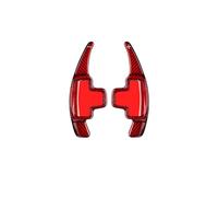 AXTAZS Compatible Con Benz Para ML W166 Para GLK X205 Para SLK Para CLA C117 Clase E W212 2014 Textura De Fibra De Carbono Paleta De Cambio De Volante De Coche Extender Paleta de cambio de coche(Red)