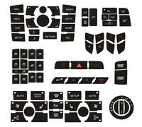 AXTAZS Compatible con para Q7 2003 2004 2005 2006 2007 2008 2009 2010 2011 2012 2013 2014 2015 Calcomanía De Reparación De Botones De Coche Reparación De Botones Interruptor Pegatina botón internos