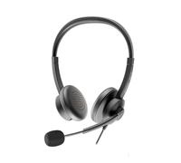 Axtel AXH-ACEUCD Auriculares Alámbrico Diadema Oficina/Centro de llamadas USB-C / USB-A Negro