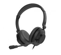 Axtel - AXH-ONEUCD-35 auricular y casco Auriculares Alámbrico Diadema Oficina/Centro de llamadas USB tipo A Negro