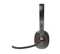 Axtel - Pro BT duo Auriculares Inalámbrico Diadema Oficina/Centro de llamadas USB Tipo C Bluetooth Negro, Naranja
