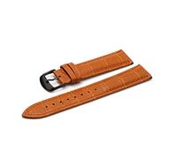 AXTGBHL 12 14 16 18 19 19 20 21 22 Band de cuero de 24 mm Reloj de lujo Band Band Watch Viernes Ladies Band rojo Blanco Blanco(Light Brown BK,24mm)
