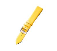 AXTGBHL 12 14 16 18 20 22 mm con hebilla de acero inoxidable Ajuste for Casio Fit for Huawei Fit for Samsung 14 colores Reloj de cuero Material suave Correa de muñeca(2,18mm)