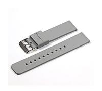 AXTGBHL 18 mm 20 mm 22 mm de 24 mm Caja de silicona Hebilla plegable Ajuste for Samsung Fit for Galaxy Watch Gear S2 S3 Banda de correa de brazalete de goma de liberación rápida(Gray-S,14mm)