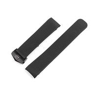 AXTGBHL 2 0mm 22mm Sports Rubber Silicone Fit for Samsung Gear Galaxy S3 Frontera Frontera Classic Reloj a prueba de agua Correa Correa Curved Pulsera End Pulsera Hombre(2 black buckle 20mm)