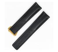 AXTGBHL 2 2mm Deporte Fibra de carbono Frontera Frontera Clásica Reloj Impermeable Correa Correa Pulsera Pulsera Hombre Ajuste for Omega Fit for Samsung Gear S2 S3(Black gold,20mm)