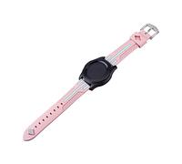 AXTGBHL 2 2mm Sport Silicone Watch Strap Frontera Classic Watch 46mm Smart Wamkband Patrón de impresión Correas Ajuste for Samsung Gear S3 Fit for Galaxy(Pink and blue)