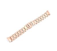AXTGBHL 20 / 22mm Watch Band Fit For Samsung Fit For Gear S3 Strap De Acero Inoxidable Sólido Curved End Reloj De Reemplazo Reloj Muñeca Frontera Classic(Gold brush 20mm)