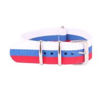 AXTGBHL 20 mm apto for Cambo Ajuste similar for la bandera rusa Correa de reloj de fibra tejida Correa de pulsera de reloj de nailon de 20 mm Correa de reloj de pulsera Hebilla Tela de lona