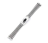 AXTGBHL 316L JUBILEE WATCHAND WEDBAND STRUP HOMBRES DE ACERO INOXIDABLE DE PLATA DE PLAZO DE SILLADO DE SILLADO DE SILLADO for 40MM HOMBRE DE ROTAJE DE 40MM(Micro-adjust)