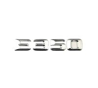 AXTGBHL 3D ABS Negro Letras del Coche Insignia del Maletero Trasero Logo E350 CDI 4matic Emblema Pegatina Apto for Mercedes Benz W212 E350 W213 Accesorios(E350 Silver)