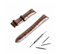 AXTGBHL Accesorios de reloj correa de cuero femenina Apto for reloj femenino Tissot cinturón 1853 cuero mapa genial T035 Apto for reloj femenino Kutu con T035210A(Brown no buckle)