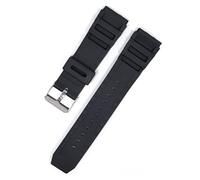AXTGBHL Accesorios Fit for Casio Watch Black Silicone Rubber Bands WatchBand Fit for Huawei Fit for Samsung 22mm Sports Diving Watch Reemplace Straps