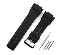 AXTGBHL Accesorios for reloj, correa de resina con hebilla for hombre, correa de reloj de goma apta for reloj Casio BABY-G BA-111 BA-110 BA-112 BA-120 con mujer(Matte black)