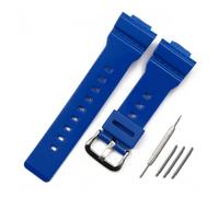 AXTGBHL Accesorios for reloj, correa de resina con hebilla for hombre, correa de reloj de goma apta for reloj Casio BABY-G BA-111 BA-110 BA-112 BA-120 con mujer(Bright blue)