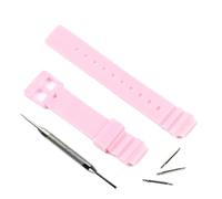 AXTGBHL Accesorios for reloj, correa de resina con hebilla for reloj Casio LRW-200H, correa de goma resistente al agua for hombres y mujeres(Red)