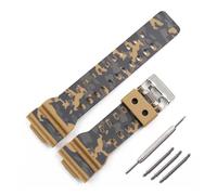 AXTGBHL Accesorios for reloj, correa de resina for hombre apta for CASIO Fit For G-SHOCK GA-110 GA-100 GD-120, correa de reloj de goma de camuflaje resistente al agua deportiva(Camouflage yellow)