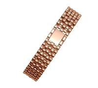 AXTGBHL Ajuste Fit For Correa De Reloj ArmaniStainless De Acero 12 14 16mm, Reloj De Pulsera For Mujer, Reloj Con Dije, Correa De Metal, Correa De Reloj De Moda De Oro Rosa(Rose gole,16mm)