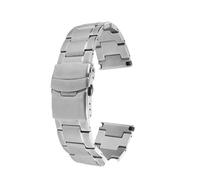 AXTGBHL Ajuste Fit For Seiko Fit For Prosper Series SNE499/SNE498 SME537 SBBN031 Correa Pulsera For Hombre 22mm Correa De Reloj De Acero Fino(Silver)
