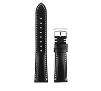 AXTGBHL Ajuste Fit For TUDOR 1958, Correa De Reloj Con Flor Roja Pequeña, Pulsera De Reloj Suave Con Hebilla Plegable Dermis De 20mm Y 22mm For Hombre(Black rice pin,20mm)