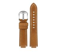 AXTGBHL Ajuste for Casio AP Farmhouse Oak correa de reloj GA-2100 GM-2100 correa de reloj de cuero Vintage esmerilado modificado 16m accesorios de pulsera for hombre(Khaki steel)