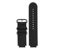 AXTGBHL Ajuste for Casio Fit For G-SHOCK correa de nailon DW5600 GW6900 DW-5600 GW-B5600 GA-110 GM-5600 GA2100 GM110 pistola de acero pequeña correa de reloj de lona for hombres(Black-black buckle)