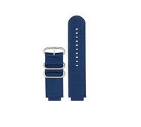 AXTGBHL Ajuste for Casio Fit For G-SHOCK DW-H5600 correa de reloj de lona modificada for hombre correa de reloj pequeña cuadrada impermeable cadena de reloj de nailon pulsera de 16MM(Blue-silvre)