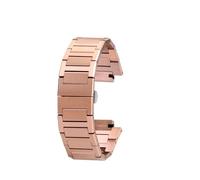 AXTGBHL Ajuste for Casio GA-2100 GM2100 correa de reloj Fit For G-SHOCK granja roble modificado cadena de reloj de acero refinado correa de acero for hombres pulsera(Rose Gold)