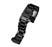 AXTGBHL Ajuste for correa de reloj Casio Fit For G-SHOCK correa de acero inoxidable de Metal sólido DW5600 M5610 DW6900 GA110 GA120 pulsera de reloj for hombre(G20-02 Black)