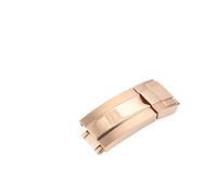 AXTGBHL Ajuste for correas de reloj Rolex Accesorios Hebilla plegable de ajuste Ajuste for DAYTONA Ajuste for SUBMARINER Ajuste for Water Ghost Cierre de acero inoxidable de 9x9 mm(B-Rose Gold-9x16mm)