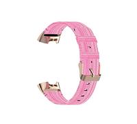 AXTGBHL Candiones de relojes de nylon Fit for Fitbit CHARGE3 CHARGE4 BAND FASHION DURANTE TEA DURANTES A prueba de golpes Resistente a la pulsera Resistente a la pulsera Accesorios(41 EU)