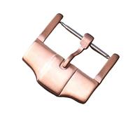 AXTGBHL Cierre plegable de 18 mm for modificación apto for hebilla de mariposa de acero inoxidable GA2100 Hebilla de pasador de 4 colores Accesorios de pulsera de moda(Rose gold-pin-nologo)