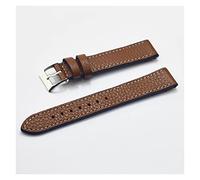 AXTGBHL Cintas de reloj de cuero hechas a mano 18-2 4mm Correa de cuero retro for la correa de reloj militar, entrega rápida(18mm)