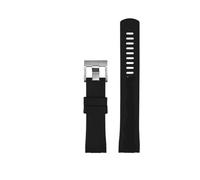 AXTGBHL Correa Apta Fit For Seiko Fit For PROSPEX SRPA21J1 SRPE99K1 SRP777J SRPC91J1/25J1 Correa De Reloj De Goma Curvada For Hombre De 22mm(A Black Silver)