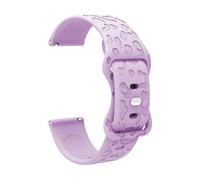 AXTGBHL Correa con grabado Floral de 18mm, 20mm y 22mm apta for Samsung Galaxy Watch 4/5/6 Band 40mm 44mm/Gear S3/6 Classic/5Pro pulsera con estampado de leopardo(Lavender,18mm)