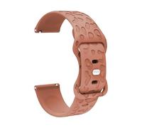 AXTGBHL Correa con grabado Floral de 18mm, 20mm y 22mm apta for Samsung Galaxy Watch 4/5/6 Band 40mm 44mm/Gear S3/6 Classic/5Pro pulsera con estampado de leopardo(Brown,22mm)