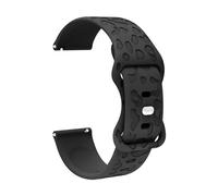 AXTGBHL Correa con grabado Floral de 18mm, 20mm y 22mm apta for Samsung Galaxy Watch 4/5/6 Band 40mm 44mm/Gear S3/6 Classic/5Pro pulsera con estampado de leopardo(Schwarz,20mm)