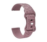 AXTGBHL Correa con grabado Floral de 18mm, 20mm y 22mm apta for Samsung Galaxy Watch 4/5/6 Band 40mm 44mm/Gear S3/6 Classic/5Pro pulsera con estampado de leopardo(Smoky purple,20mm)
