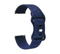 AXTGBHL Correa con grabado Floral de 18mm, 20mm y 22mm apta for Samsung Galaxy Watch 4/5/6 Band 40mm 44mm/Gear S3/6 Classic/5Pro pulsera con estampado de leopardo(NavyU,22mm)