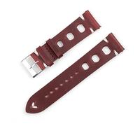 AXTGBHL Correa de cuero Reloj de reloj Mujeres Mujeres Reloj Banda Banda Black Brown Reemplazo 18 20 22 Relojes de 24 mm Accesorios Kz3h06(Red Brown,20mm)