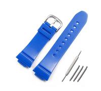AXTGBHL Correa de goma con hebilla for Casio, compatible con BABYG BGA130 131 160 BA110 111 112 5338, correa de reloj deportiva resistente al agua(Blue)