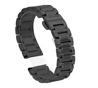 AXTGBHL Correa de metal de acero inoxidable Ajuste for TicWatch Pro 2020 3 Lite Gtx e2 s2 Moda Durable Reloj de reemplazo Pulsera de reemplazo Correas de reloj(Schwarz,GTX)