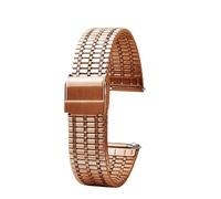 AXTGBHL Correa de muñeca de liberación rápida Fit for Tissot Fit for Citizen Fit for Casio Fit for Armani Fit for correa de reloj Fossil Correa de reloj de acero inoxidable for hombres y mujeres 18 mm