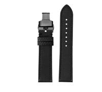 AXTGBHL Correa de muñeca Fit for Breitling Fit for Avenger Deep Dive Fit for Seawolf Fit for Super Ocean Series Correa de reloj de cuero de nailon amarillo Correa de reloj de 22 mm y 24 mm(Black Black