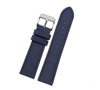 AXTGBHL Correa De Nailon For Reloj BM8475, Apta Fit For Timex, Correa De Reloj De Lona Impermeable Hecha A Mano, Correa De 20mm, 22mm Y 23mm, Verde, Azul Y Negro(Blue Silver Buckle,23mm)
