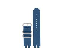 AXTGBHL Correa de nailon for reloj Casio Fit for serie PROTREK PRW-3000 3100 6000 6100Y, pulsera de lona for hombre(Blue silver buckle)