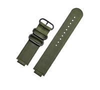 AXTGBHL Correa de reloj convexa de 16mm apta for Casio Fit For G-Shock GM110 GM2100 GA900 GBA-800 GBD-800 GA-800 pulsera de lona de nailon modificada for hombre(Army green black)