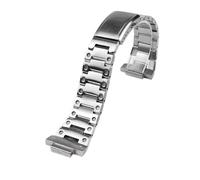 AXTGBHL Correa de reloj cuadrada pequeña for Casio 3229 GM5600/B/G, GM-5600 de metal modificado, funda con cadena de acero inoxidable, accesorios for hombre(Silver single strap)