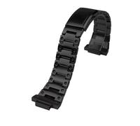 AXTGBHL Correa de reloj cuadrada pequeña for Casio 3229 GM5600/B/G, GM-5600 de metal modificado, funda con cadena de acero inoxidable, accesorios for hombre(Black single strap)